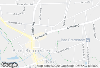 Karte mit Standort von Bäckerei/Konditorei Wittorf