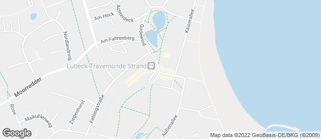 Karte mit Standort von Junge Die Bäckerei. - Am Strandbahnhof