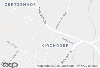 Karte mit Standort von Bäckerei-Konditorei Thomassek