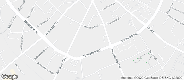 Karte mit Standort von Justizvollzugsanstalt Neumünster