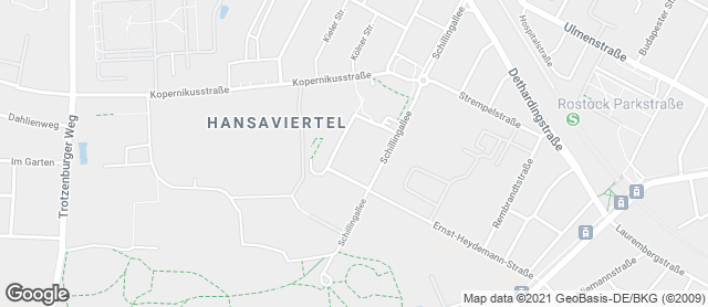 Karte mit Standort von Junge Die Bäckerei. - Schillingallee