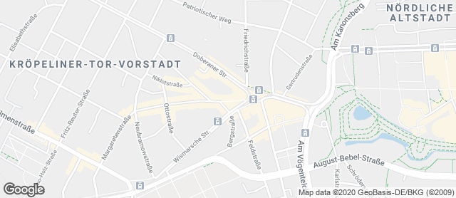Karte mit Standort von Junge Die Bäckerei. - Am Brink