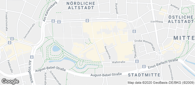 Karte mit Standort von Junge Die Bäckerei. - Rostocker Hof