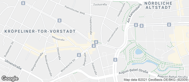 Karte mit Standort von Bäckerei-Konditorei Kadatz