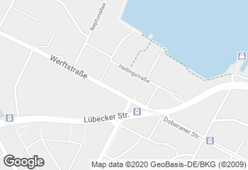 Karte mit Standort von Junge Die Bäckerei. - Neptun EKZ
