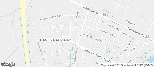 Karte mit Standort von Junge Die Bäckerei. - Reuterpassage