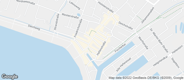 Karte mit Standort von Kalle-Bäcker Büsum / Alleestrasse