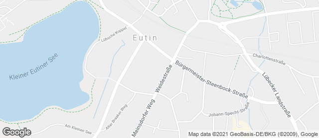 Karte mit Standort von Bäcker Steiskal - Verkaufsstelle REWE Eutin
