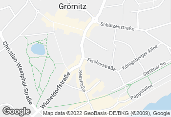 Karte mit Standort von Junge Die Bäckerei. - Wicheldorfsraße 17