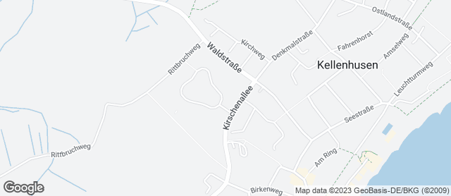 Karte mit Standort von Bäckerei Seßelberg Kellenhusen