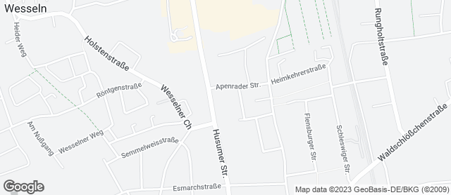 Karte mit Standort von Eiderland-Bäckerei GmbH & Co KG im Netto Markt Husumer Straße, Heide