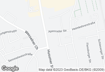 Karte mit Standort von Eiderland-Bäckerei GmbH & Co KG im Netto Markt Husumer Straße, Heide