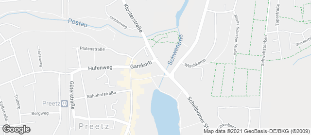 Karte mit Standort von Bäckerei Günther GmbH