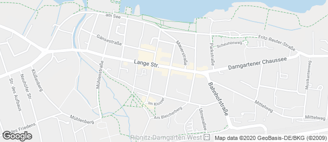 Karte mit Standort von Junge Die Bäckerei. - Lange Straße
