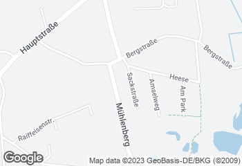 Karte mit Standort von Eiderland Bäckerei GmbH & Co KG