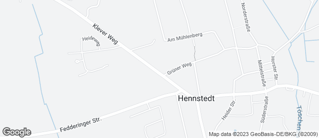 Karte mit Standort von Eiderland-Bäckerei Filiale Hennstedt