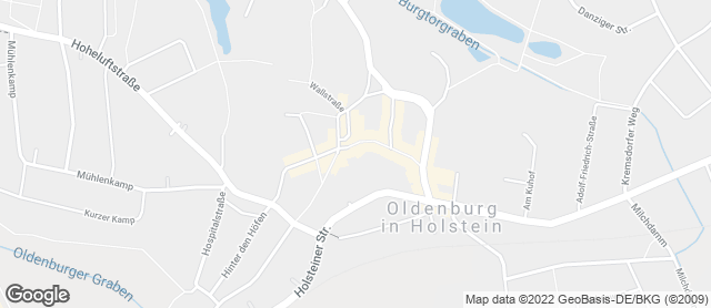 Karte mit Standort von Inselbäckerei Börke - Filiale Oldenburg Am Markt