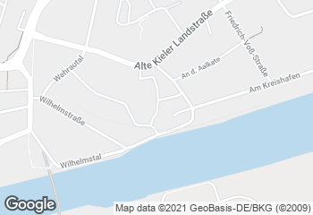 Karte mit Standort von Bäcker Steiskal - Verkaufsstelle Famila Rendsburg I (Kreishafen)
