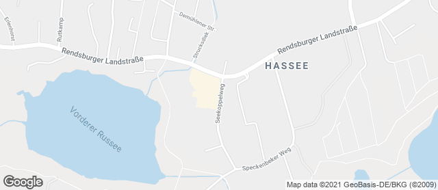 Karte mit Standort von Bäcker Steiskal - Verkaufsstelle Famila Russee