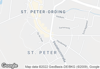 Karte mit Standort von Kalle-Bäcker St.Peter-Ording / Dorf