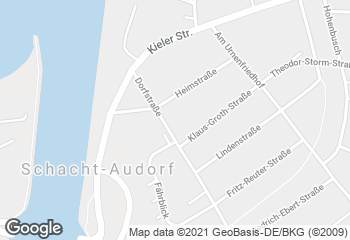 Karte mit Standort von Bäckerei Richmann & Neu Schacht-Audorf