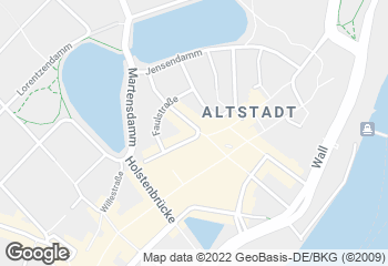 Karte mit Standort von Backparadies Leefen KG