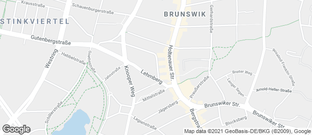 Karte mit Standort von Bäckerei  Rönnau GmbH & Co. KG