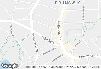 Karte mit Standort von Bäckerei  Rönnau GmbH & Co. KG