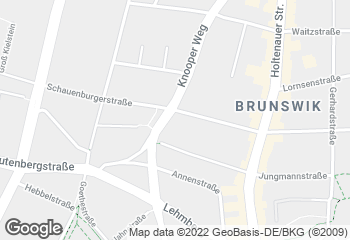 Karte mit Standort von Bäckerei Lyck