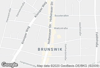 Karte mit Standort von Bäcker Andresen