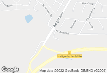 Karte mit Standort von Inselbäckerei Börke - Filiale EDEKA Heiligenhafen