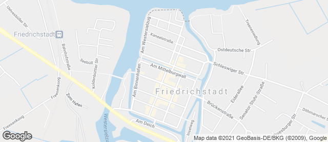 Karte mit Standort von Niebüller Backstube GmbH & Co. KG