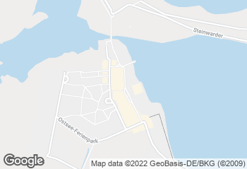 Karte mit Standort von Junge Die Bäckerei. - Ostsee - Ferienpark Aktivhaus