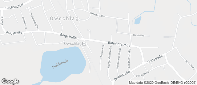 Karte mit Standort von Bäckerei & Konditorei Wollborn