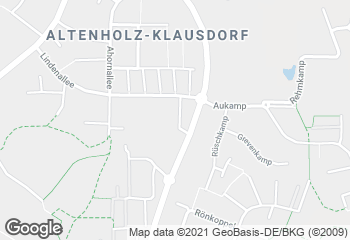 Karte mit Standort von Bäcker Steiskal - Verkaufsstelle Famila Altenholz