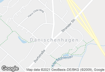 Karte mit Standort von Backparadies Leefen KG