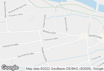 Karte mit Standort von Bäckerei Groth GbR