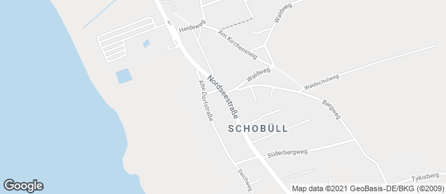 Karte mit Standort von Knusperbäcker Husum (Schobüll) im Nah & Frisch Markt Carstensen
