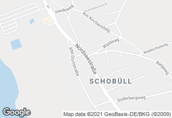 Karte mit Standort von Knusperbäcker Husum (Schobüll) im Nah & Frisch Markt Carstensen