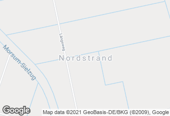 Karte mit Standort von Knusperbäcker Nordstrand