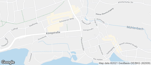 Karte mit Standort von Bäckerei Schmidt- Fil. Cafe Kö