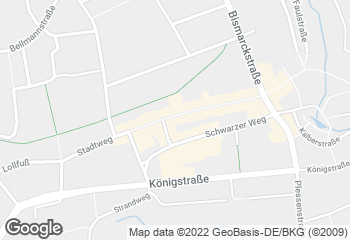 Karte mit Standort von Bäckerei Günther GmbH