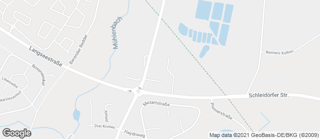 Karte mit Standort von Bäckerei Schmidt - Fil. Schleswig bei Aldi