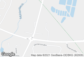 Karte mit Standort von Bäckerei Schmidt - Fil. Schleswig bei Aldi