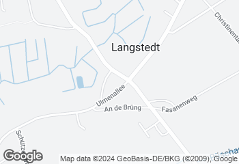 Karte mit Standort von Bäckerei & Konditorei Hansen e.K.