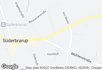 Karte mit Standort von Bäckerei & Konditorei Ebsen GmbH