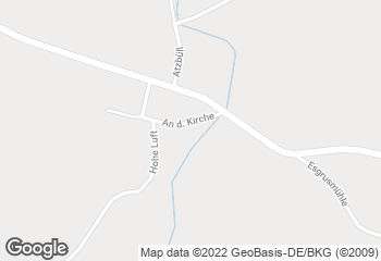 Karte mit Standort von Bäckerei & Konditorei Hansen