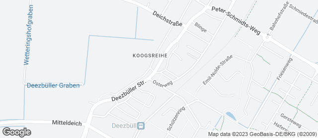 Karte mit Standort von Bäckerei Sönke Petersen GmbH & Co. KG
