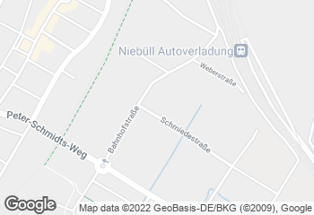 Karte mit Standort von Niebüller Backstube GmbH & Co. KG