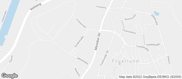 Karte mit Standort von Stadtbäckerei Glücksburg